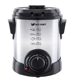  Фритюрница Kitfort КТ-2009 серебристый/черный 