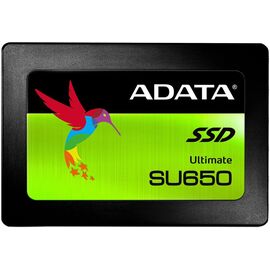  SSD 2.5" 960Gb SATA3 Adata Ultimate SU650 ASU650SS-960GT-R (520/450, IOPS 40/75K, MTBF 2M, 3D NAND, DRAM less, 560TBW, 0,53DWPD, RTL) 