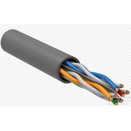  Кабель информационный ITK LC1-C604-111 U/UTP кат.6 4х2х23AWG solid PVC серый (305м) 