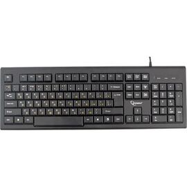  Клав. Gembird KB-8354U-BL Black, USB,104 клавиш, 1,45м 