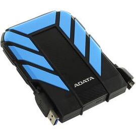  HDD ext 2.5" 1.0TB USB3.1 ADATA DashDrive Durable HD710 Pro, прорезиненный, черный/синий (AHD710P-1TU31-CBL) Waterproof/Dustproof/Shockproof, военный стандарт MIL-STD-810G 516.6 