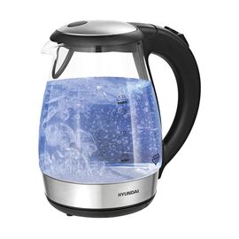  Чайник Hyundai HYK-G2030 стекло, 1.7л. 2200Вт черный 