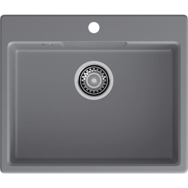  Кухонная мойка GRANFEST Urban 658 dark gray 