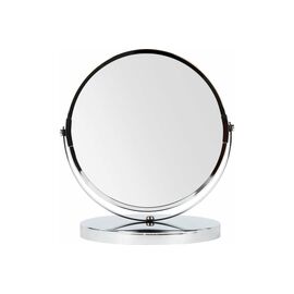  Зеркало настольное BRABIX 607422 круглое d17см двустороннее с увеличением металлическая 